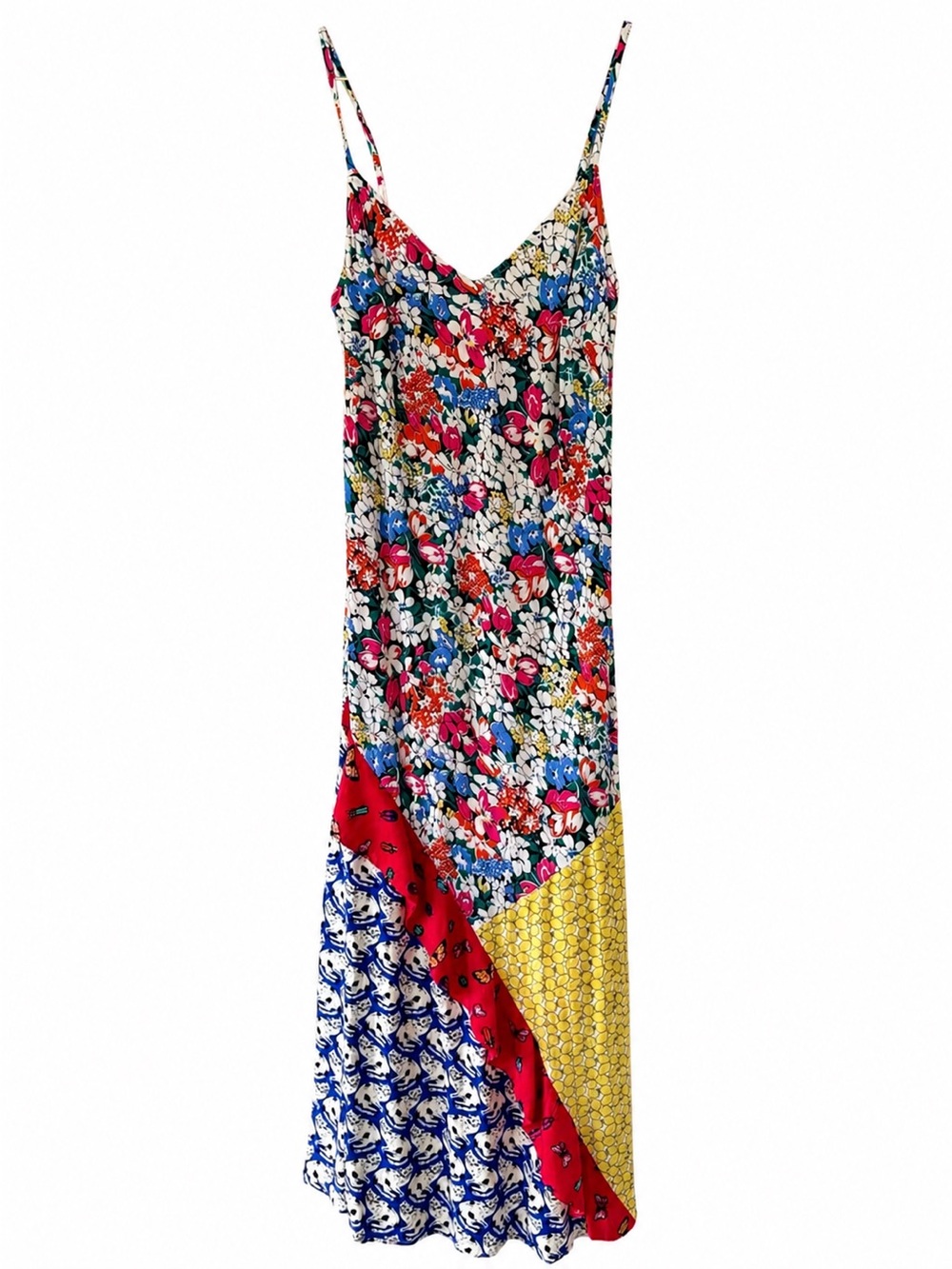 52 Conversations by Anthropologie Colloquial Bias patchwork:floral, lemons, cats